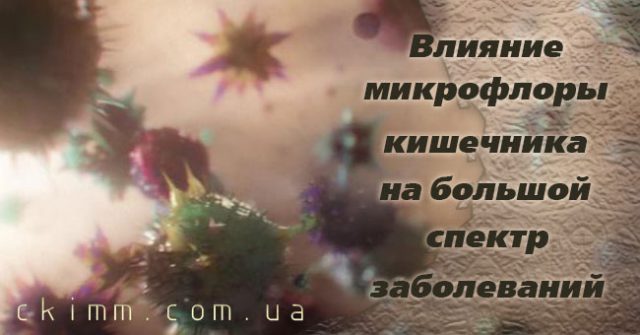 Микрофлора кишечника человека непосредственно влияет на весь организм в целом